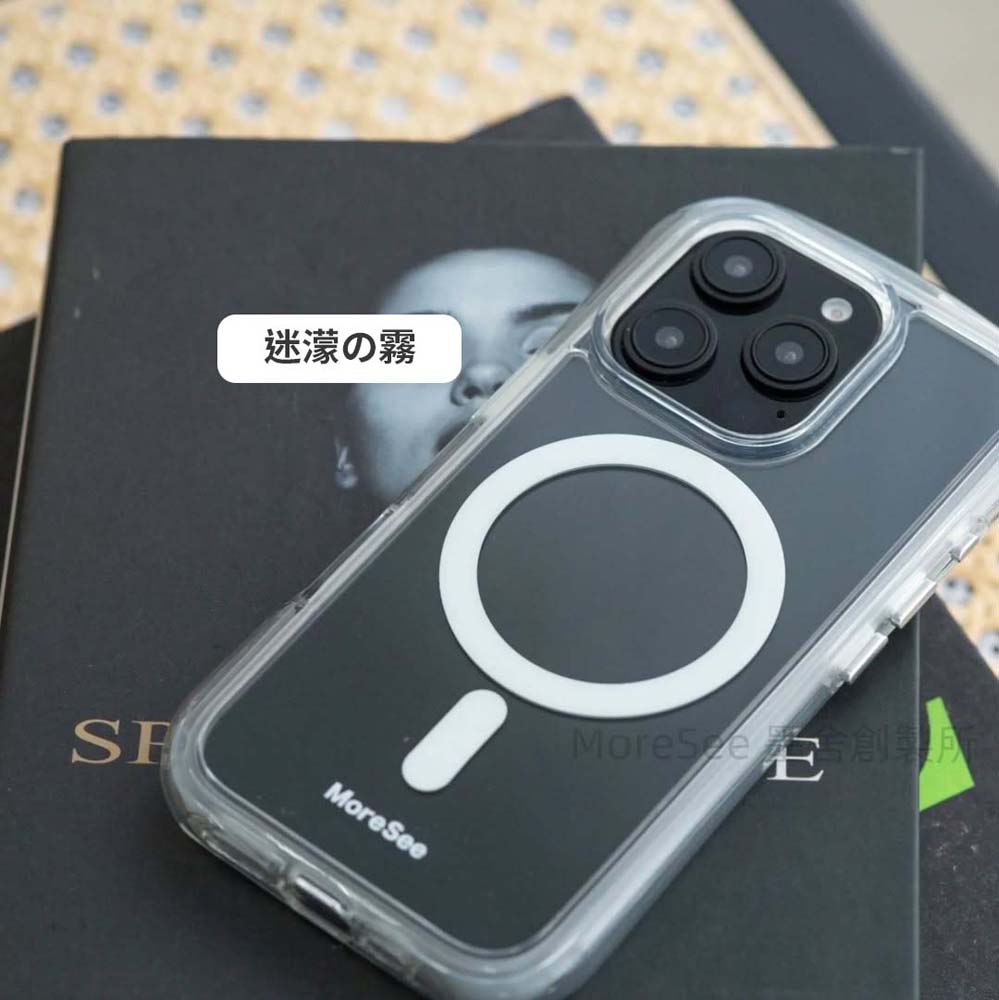 【山水之寶】MoreSee iPhone 16/16plus/16pro/16promax手機殼 防摔殼 極致泡泡磁吸鋼骨防摔保護殼, , large