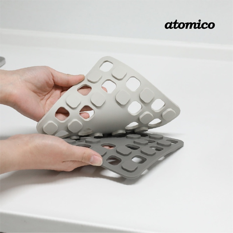 【CB JAPAN】atomico系列 可拆兩用隔熱矽膠鍋墊 16cm, , large