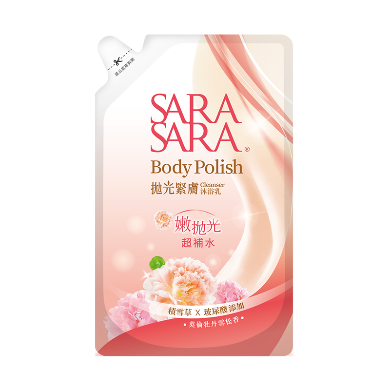 莎啦莎啦拋光緊膚沐浴乳補充包, , large