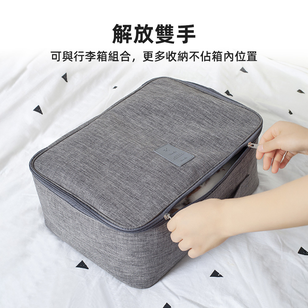 【上手家居】登機旅行袋 灰色(登機包/旅行收納袋/登機行李袋/旅行包/飛機包), , large
