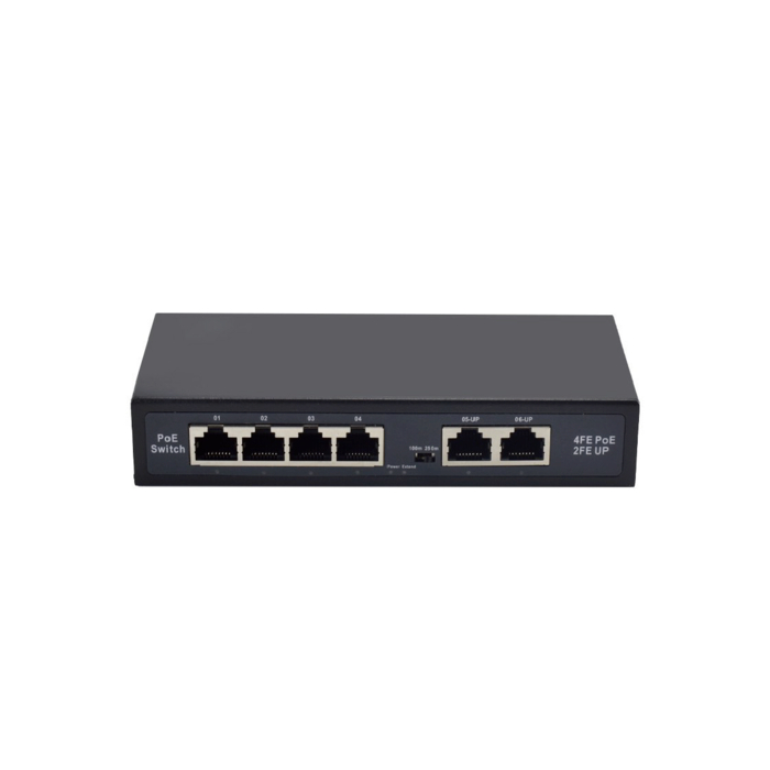 昌運監視器 HBS-4FE-2FES 4埠 10/100M FE PoE 網路交換機 交換器(以PSW-042FE-AI替代出貨), , large