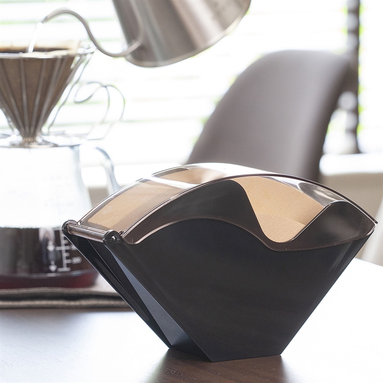 Coffee filter paper box (black), , large