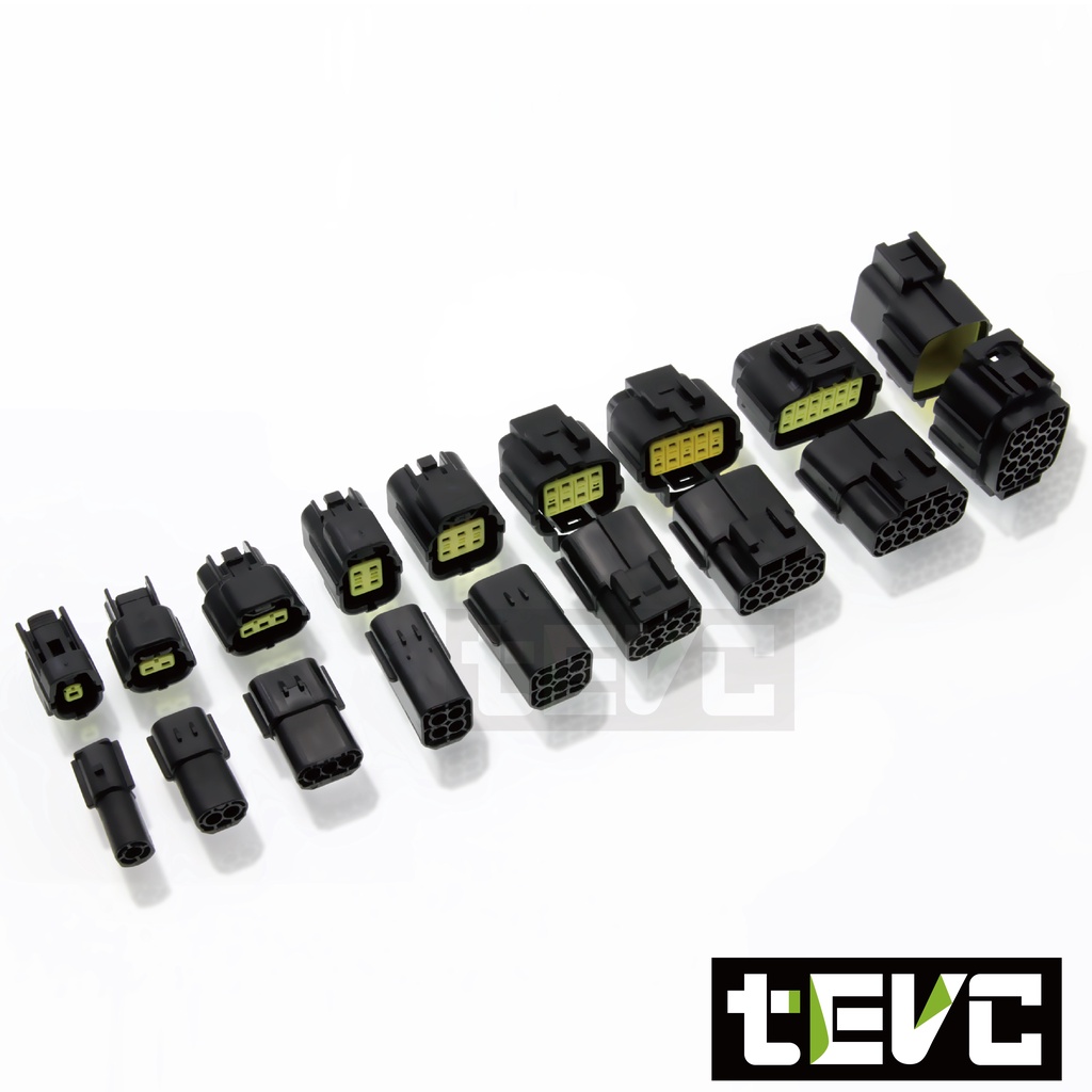 《tevc》1.8 C31 16P 防水接頭 車規 車用 汽車 機車 插頭 端子 快速接頭 公母接頭 DIY, , large