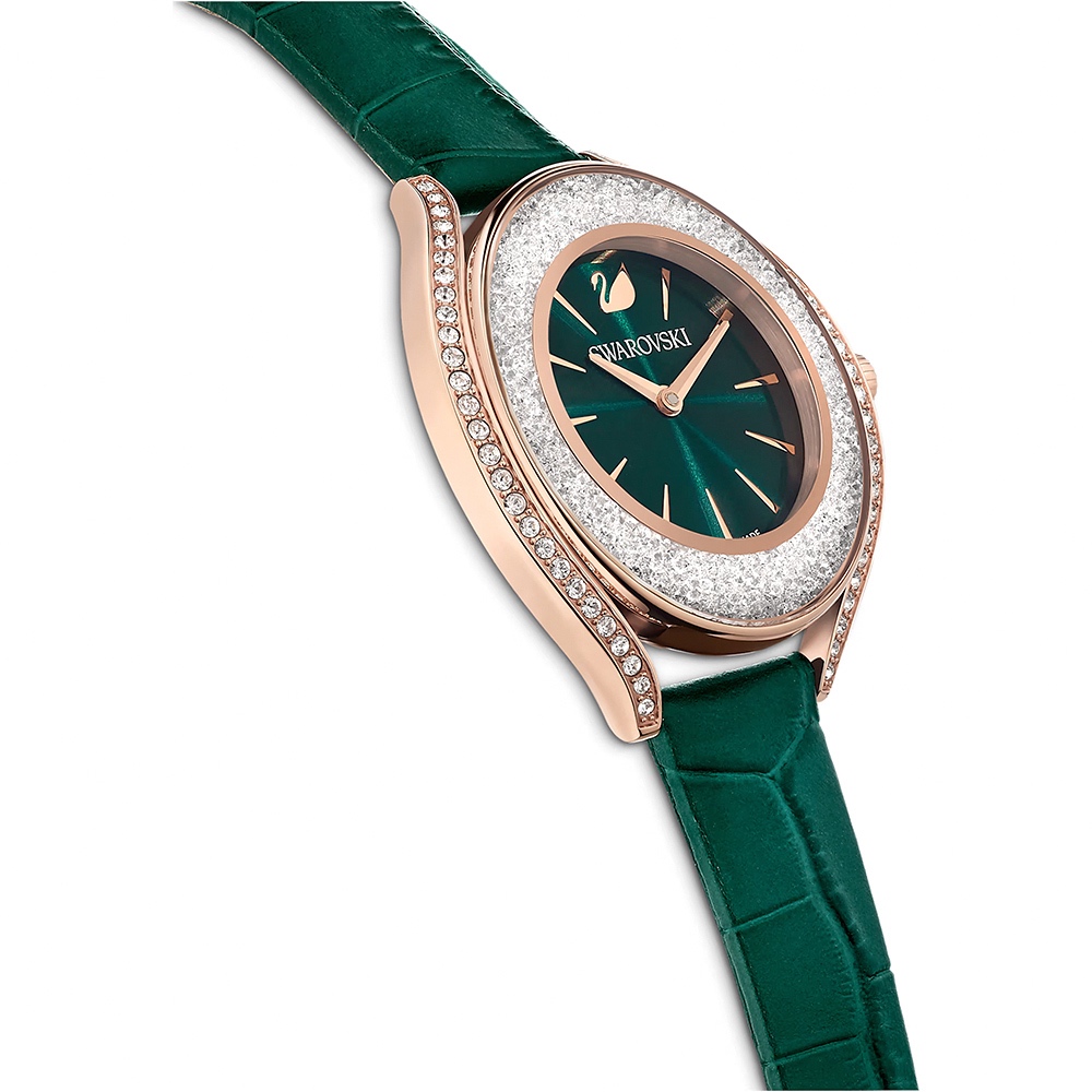 SWAROVSKI 施華洛世奇 Crystalline Aura 奢華水晶女錶 手錶-35.5mm(5644078), , large