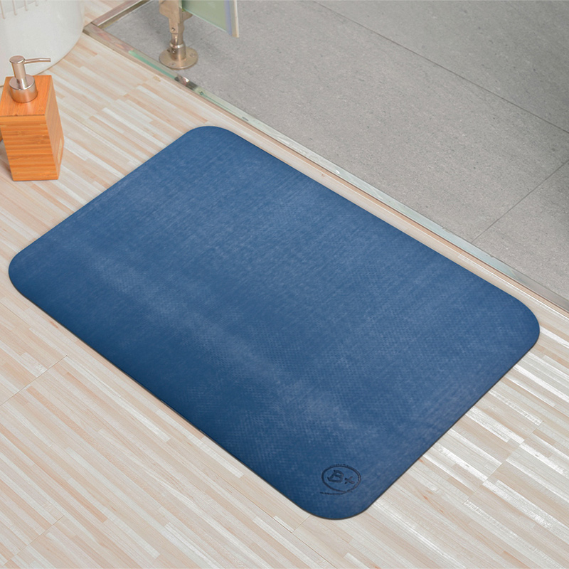 【Monster】 Soft Diatomaceous Earth Absorbent Mat (60x40cm) &ndash; Dark Blue, , large