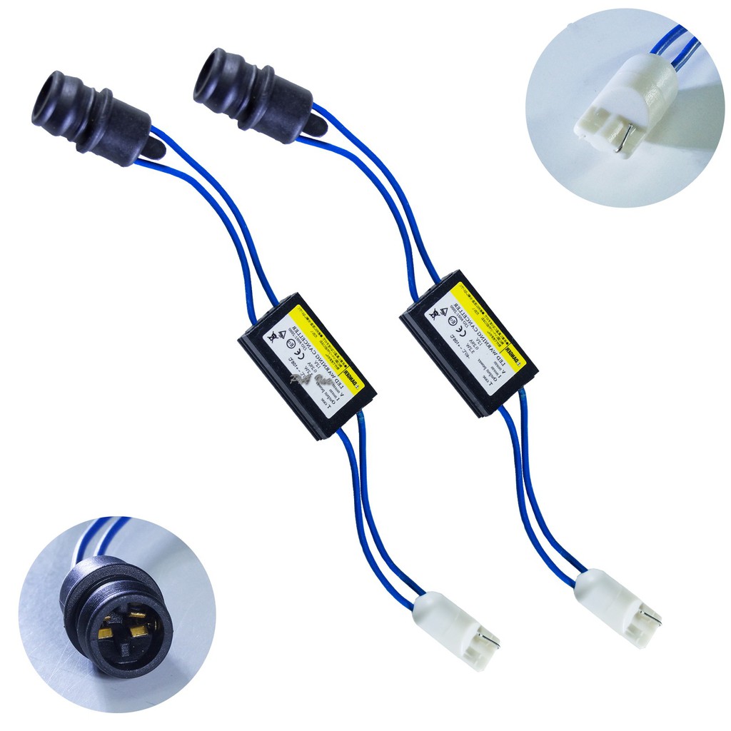 【PA LED】T10 W5W 對接式 LED CANBUS 解碼器 消除 故障燈 故障碼 警告燈, , large