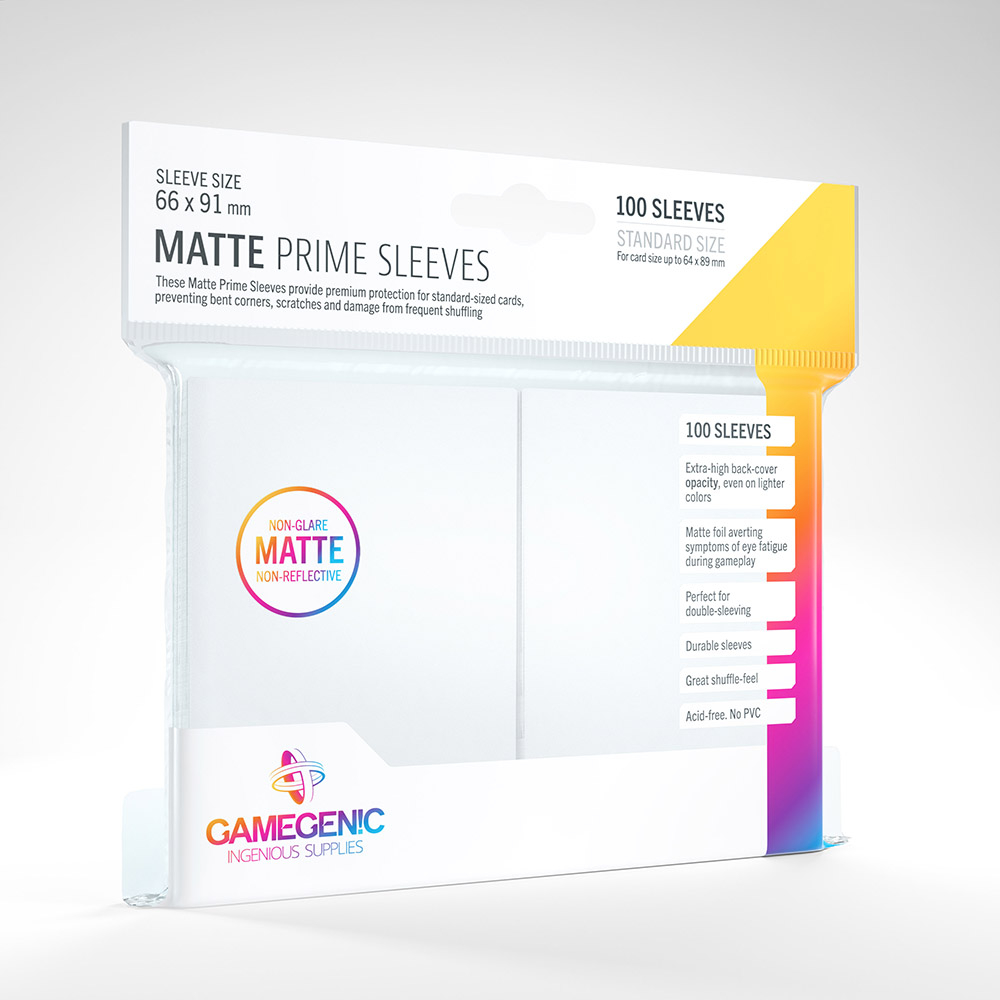 【Asmodee】高級磨砂牌套(多種顏色) Gamegenic Matte Prime Sleeves, , large