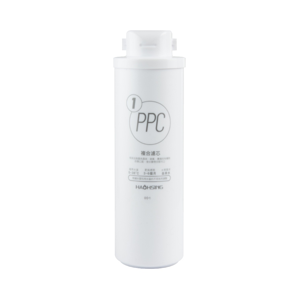【麗水生活】HAOHSING豪星 PP複合活性碳濾芯 PP 活性碳 400G RO直輸機專用 濾心(第一道), , large