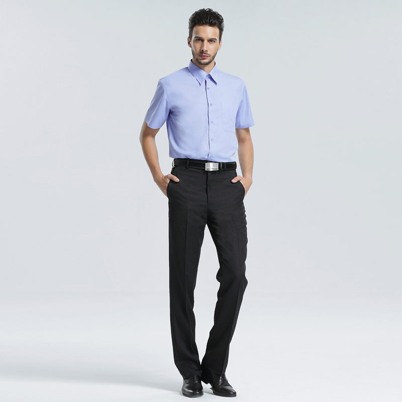 Mens Plain Smart Shirts-(S), , large
