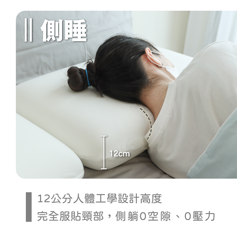 ［熊棉］皇家頂級親水好棉枕｜麵包型｜親水棉 枕頭 偏高款 高科技 服貼 慢回彈 寢具好物, , large