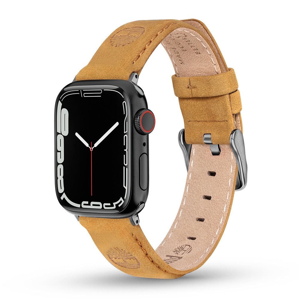 Timberland Apple Watch 錶帶 42/44/45mm 適用 小麥色磨砂皮革(不含手錶), , large
