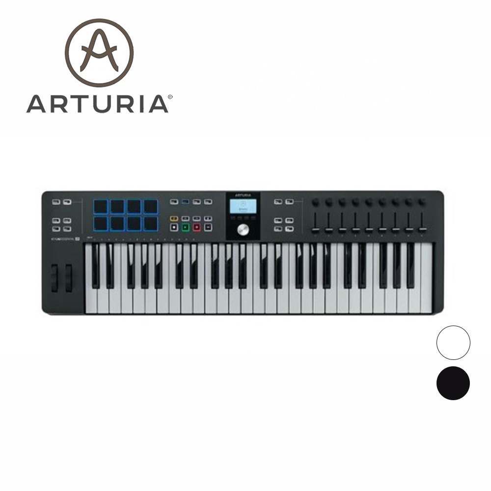 Arturia KeyLab Essential 49 MK3 49鍵 MIDI主控鍵盤 黑色/白色【敦煌樂器】, , large