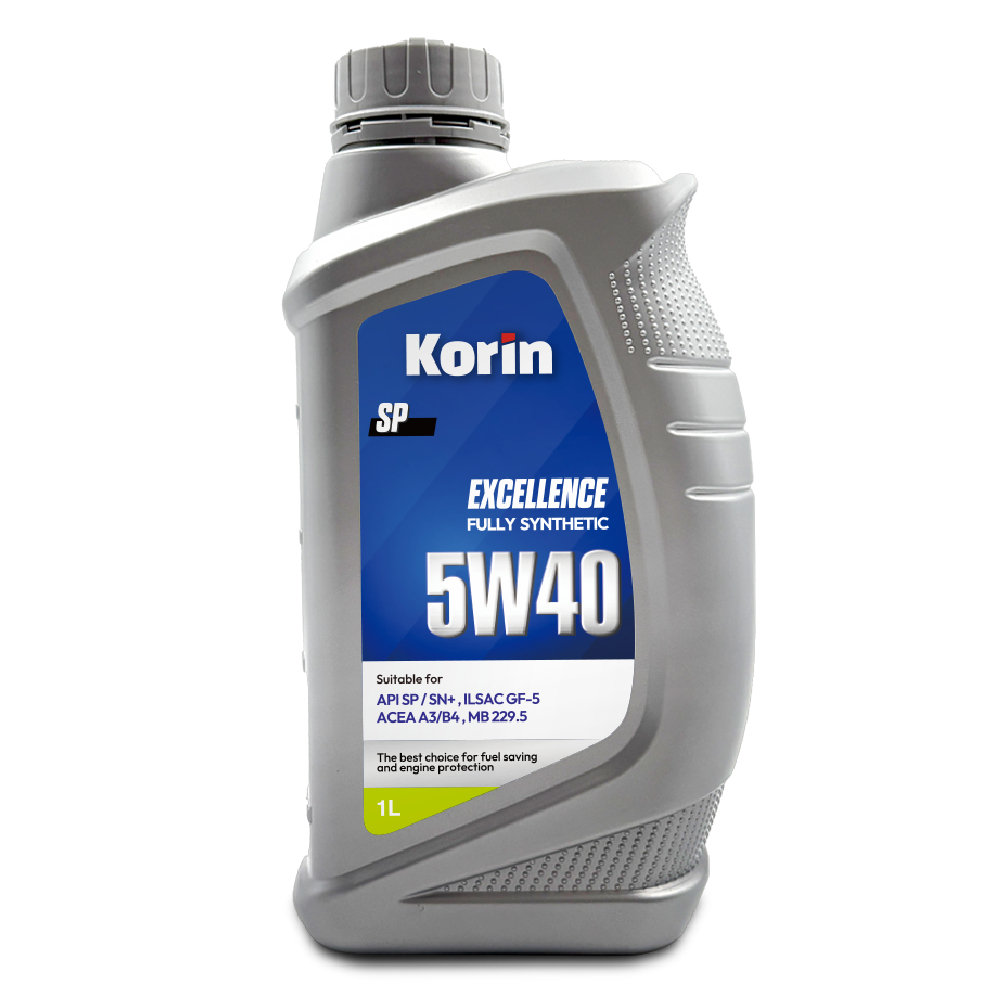Korin Excellence 5W40 SP fully synthetic motor oil, , large