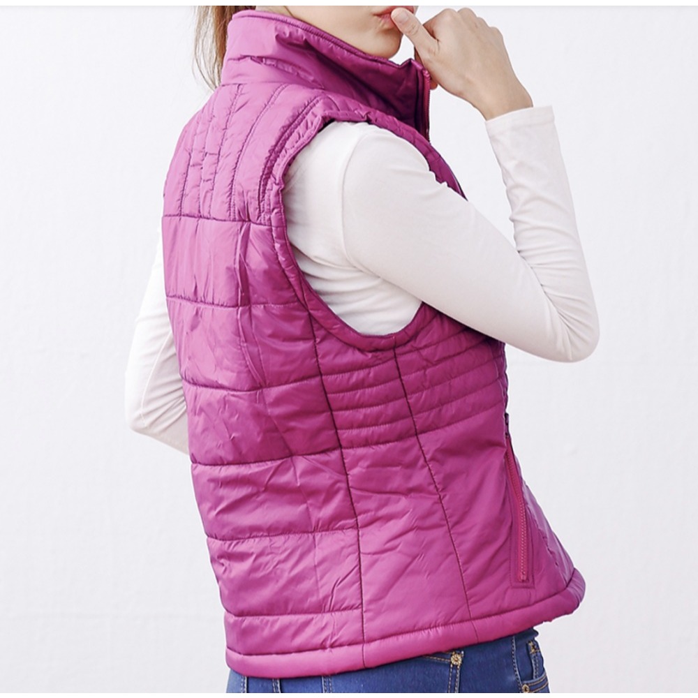 [CINN Far‑Infrared] Women&rsquo;s Nano FIR Pink Vest (Size 3L) | Free All‑Season Neck Wrap, , large