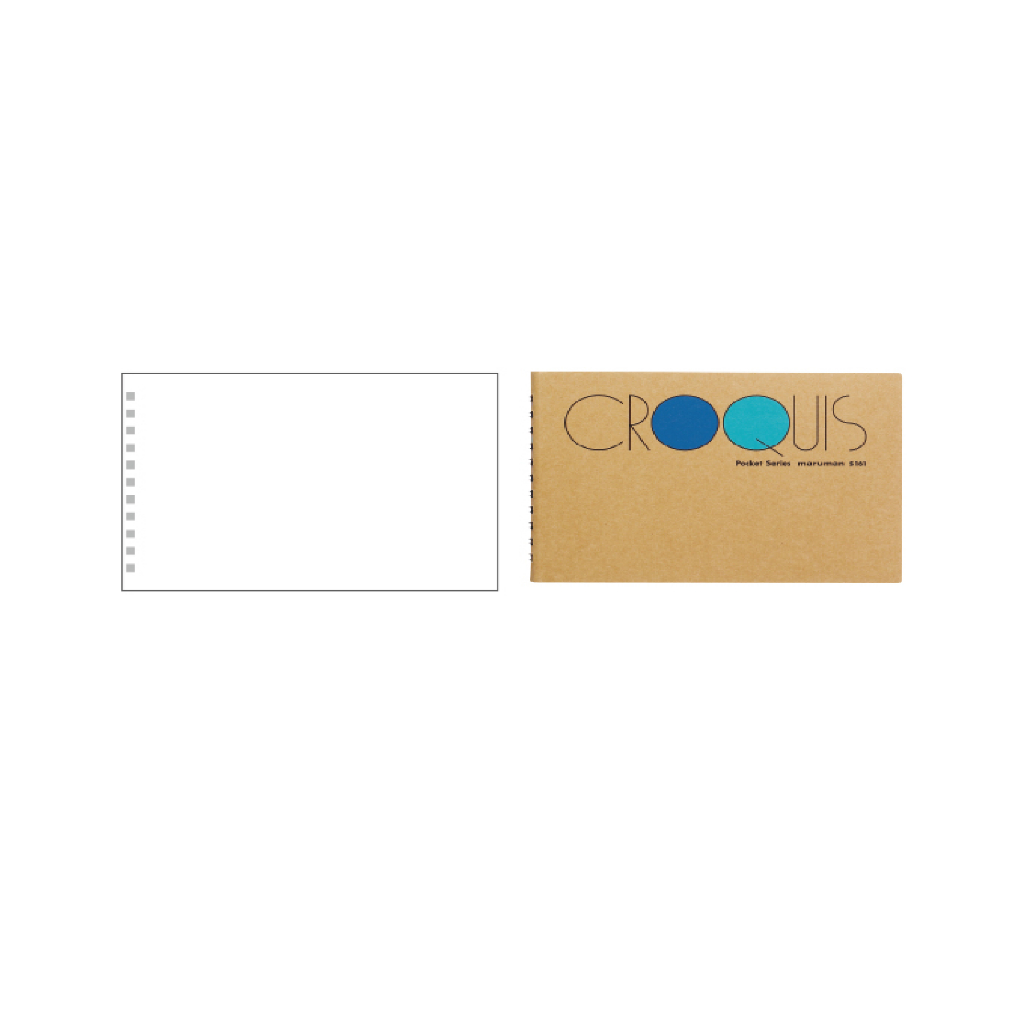 *需預訂 日本maruman Croquis Pocket本/ 100張(MAR S161), , large