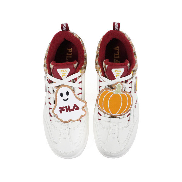Kixpress-Fila Costume 女 休閒鞋 運動鞋 小白鞋 板鞋 萬聖節 學院風 舒適 穿搭 米紅 [5-C902Y-729], , large