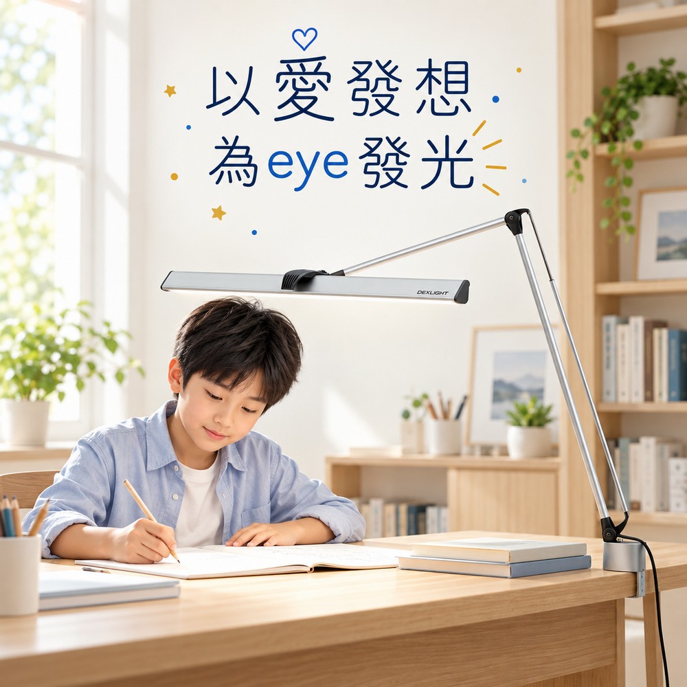 CHECK LED雙臂可調光夾燈, , large