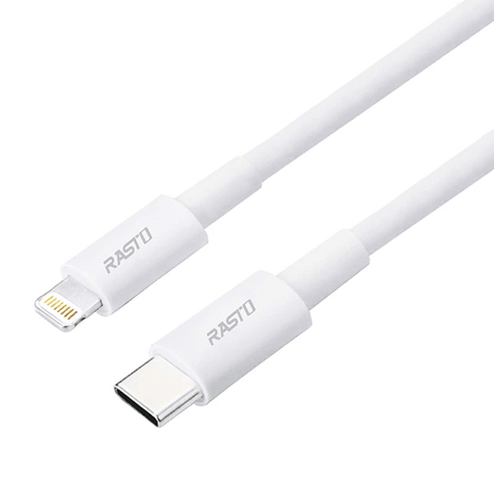 RASTO RX43 蘋果快充傳輸線 1.2M Type-C to Lightning 支援PD快充 20W, , large