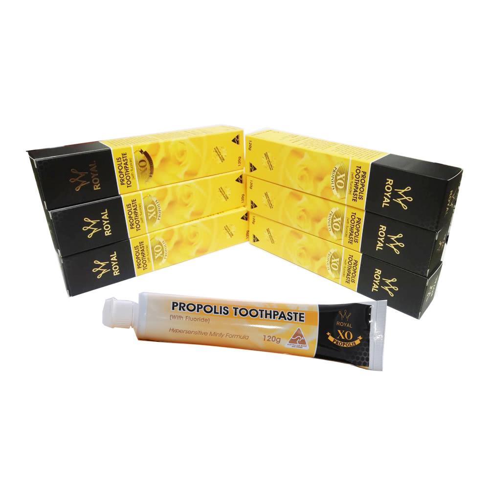 【Natures Care】皇家陳年蜂膠牙膏(6入組 120g/條), , large