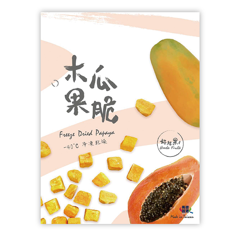 好結果臺灣木瓜果脆18G/包, , large