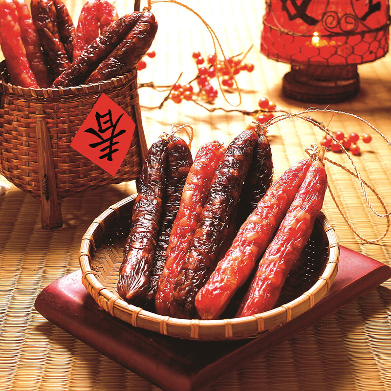 2 Kinds Dried Curred Sausage, , large
