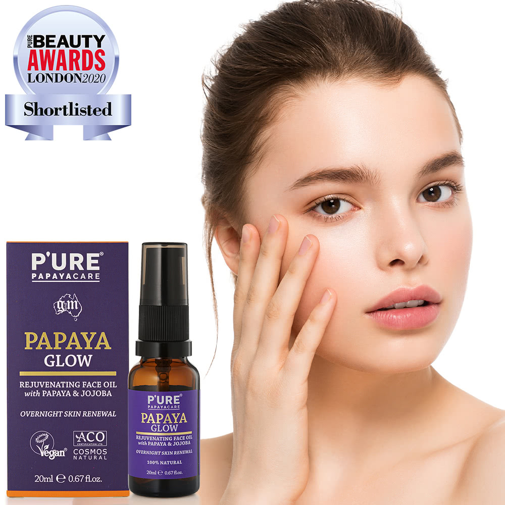 【澳洲Pure Papayacare】木瓜亮澤滋養精華油(6入組 20ml/瓶), , large