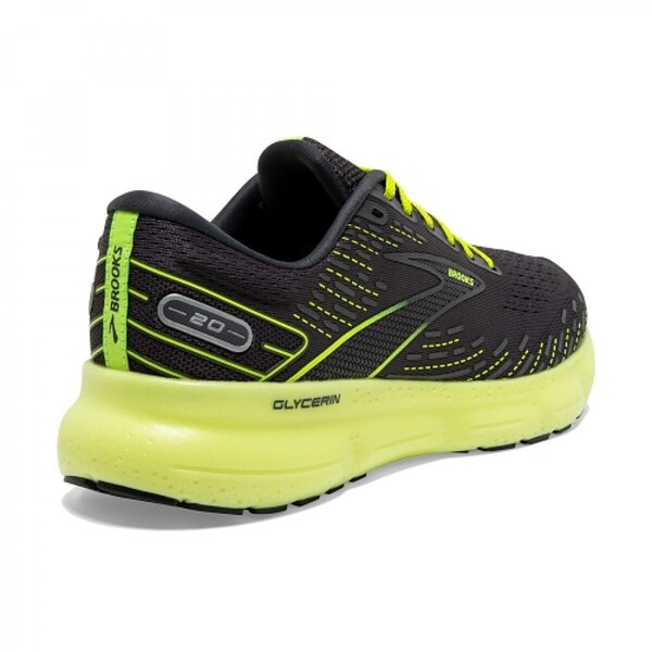 Brooks Glycerin 20 男 慢跑鞋 夜光限定款 運動 避震 緩衝 路跑 黑黃 [1103821D012], , large
