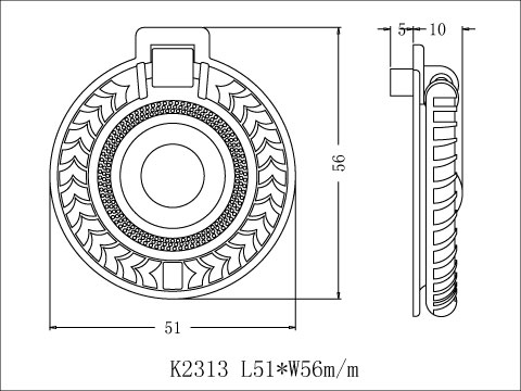 Door Pull Ring Set, , large