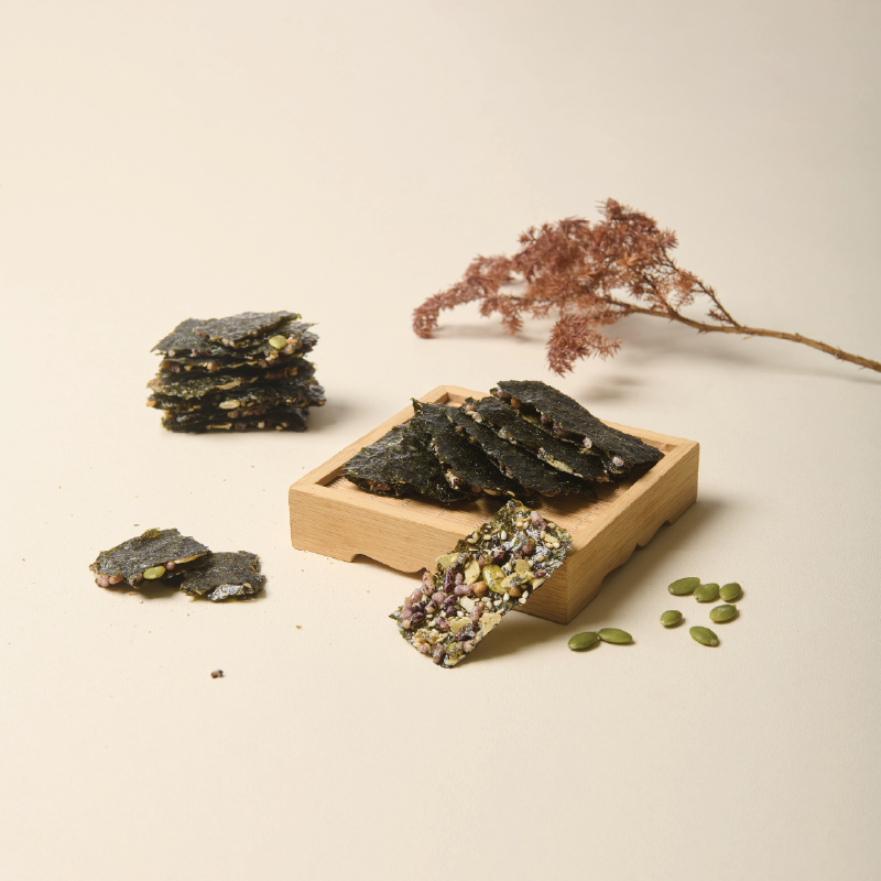 【生華】超值整箱組  杏仁海苔卡滋脆/堅果海苔卡滋脆/黑芝麻糕/藜麥棒  各4盒, , large