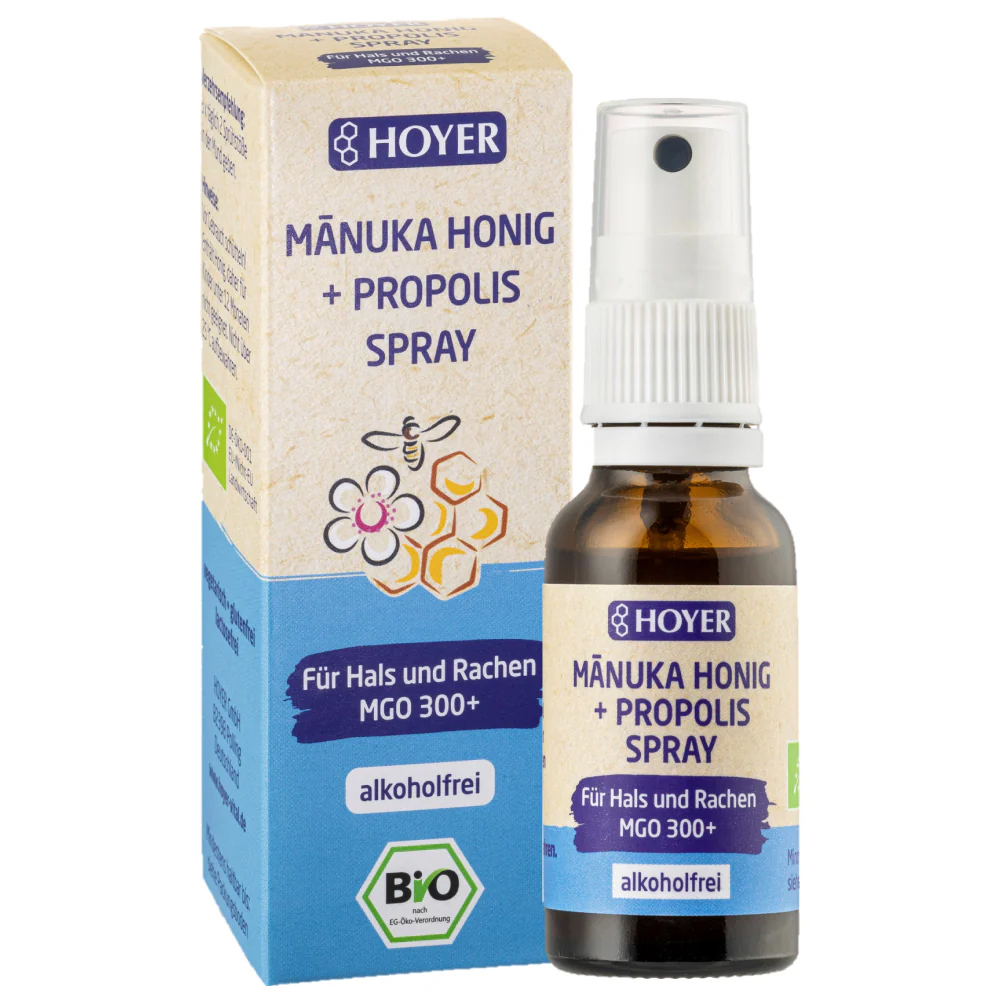 ［德風］HOYER麥蘆卡蜂膠(20ml/瓶)丨德風健康館  蜂膠噴劑 蜂膠噴霧 麥盧卡蜂蜜 無酒精 propolis, , large