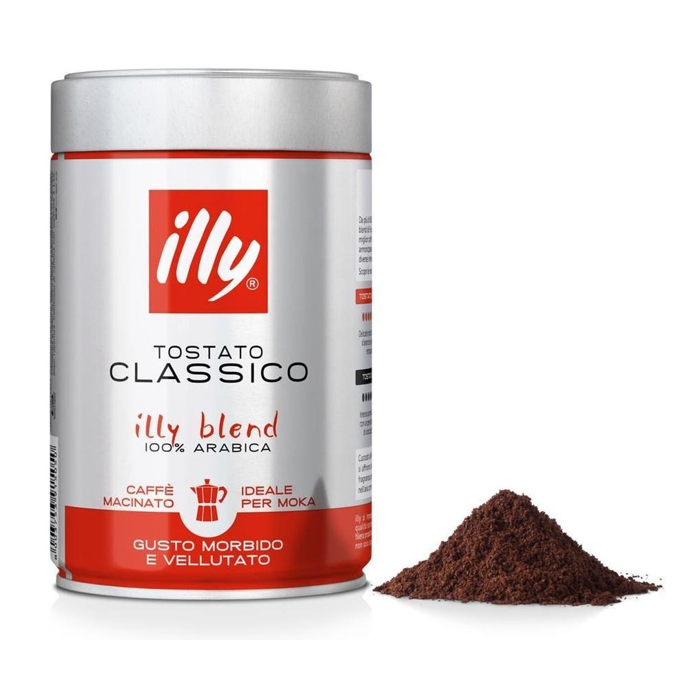 illy Moka Ground Coffee 250g, , large