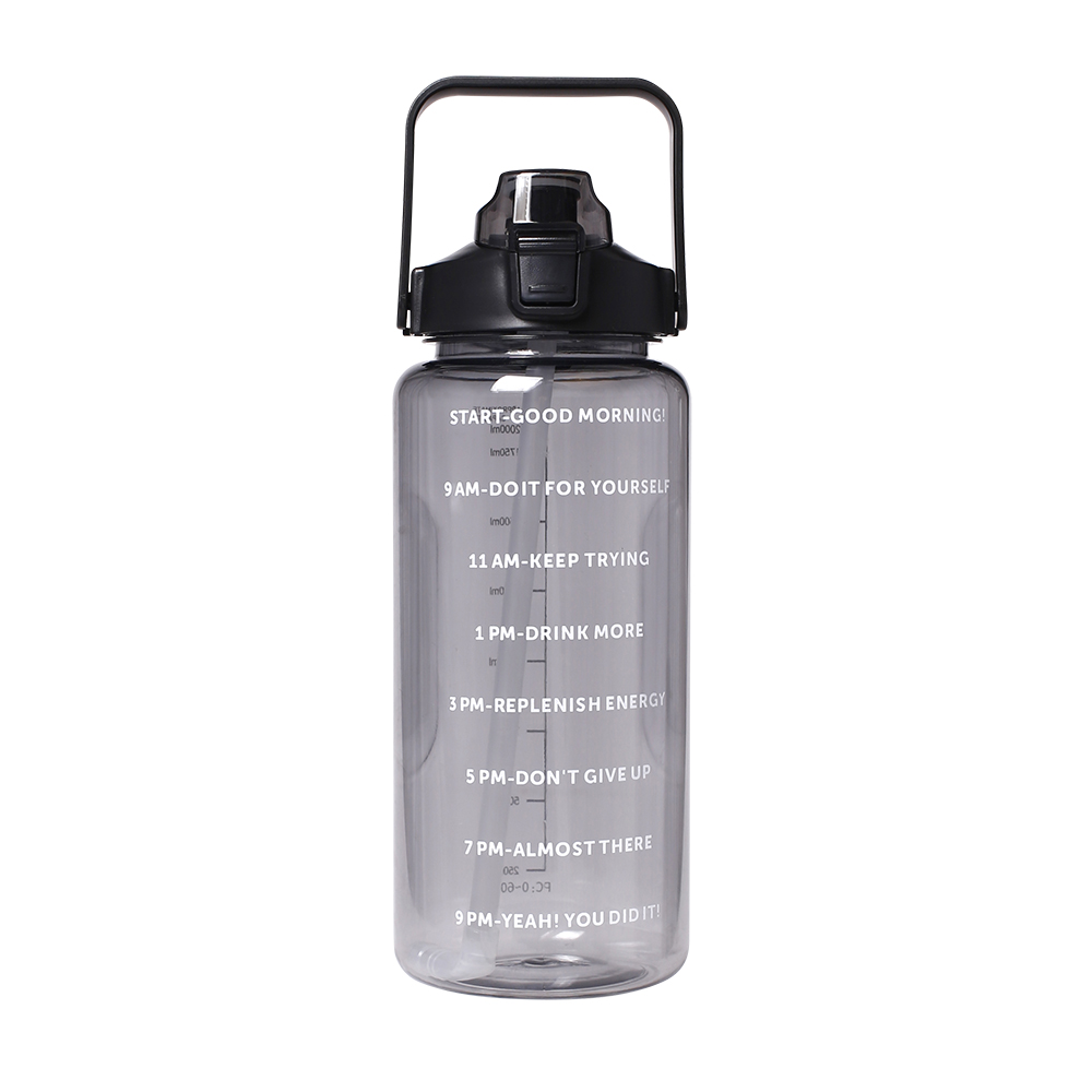 Transparent sports bottle, , large