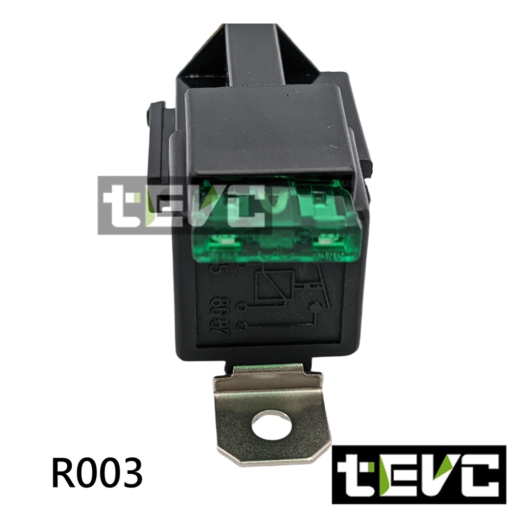 《tevc》R003 車用繼電器 自帶保險絲 保險絲座 DC12V, , large
