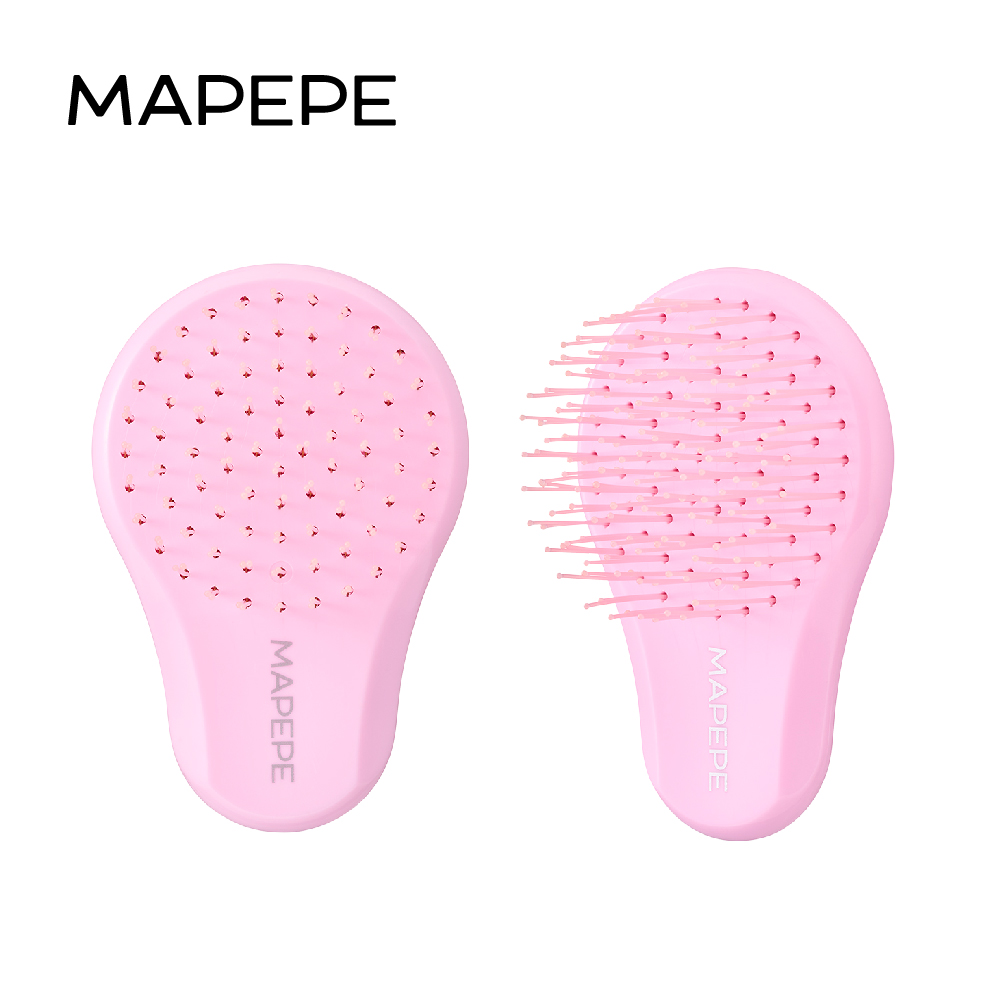【千康嚴選】Mapepe 不糾結順髮梳(攜帶型)-草莓粉, , large