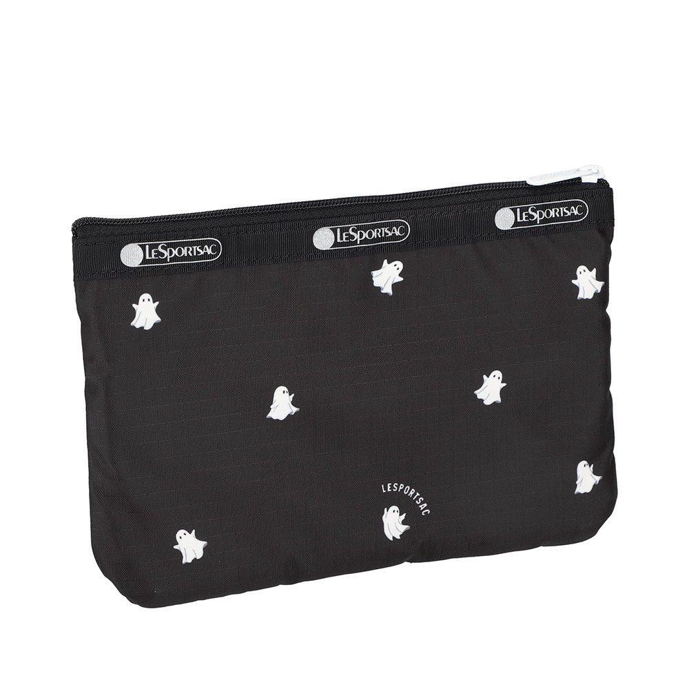 Lesportsac 3-Zip Cosmetic 三層拉鍊化妝包 收納包 盥洗包 女包 男包(歡樂萬聖節)L262-7158P-HH11, , large