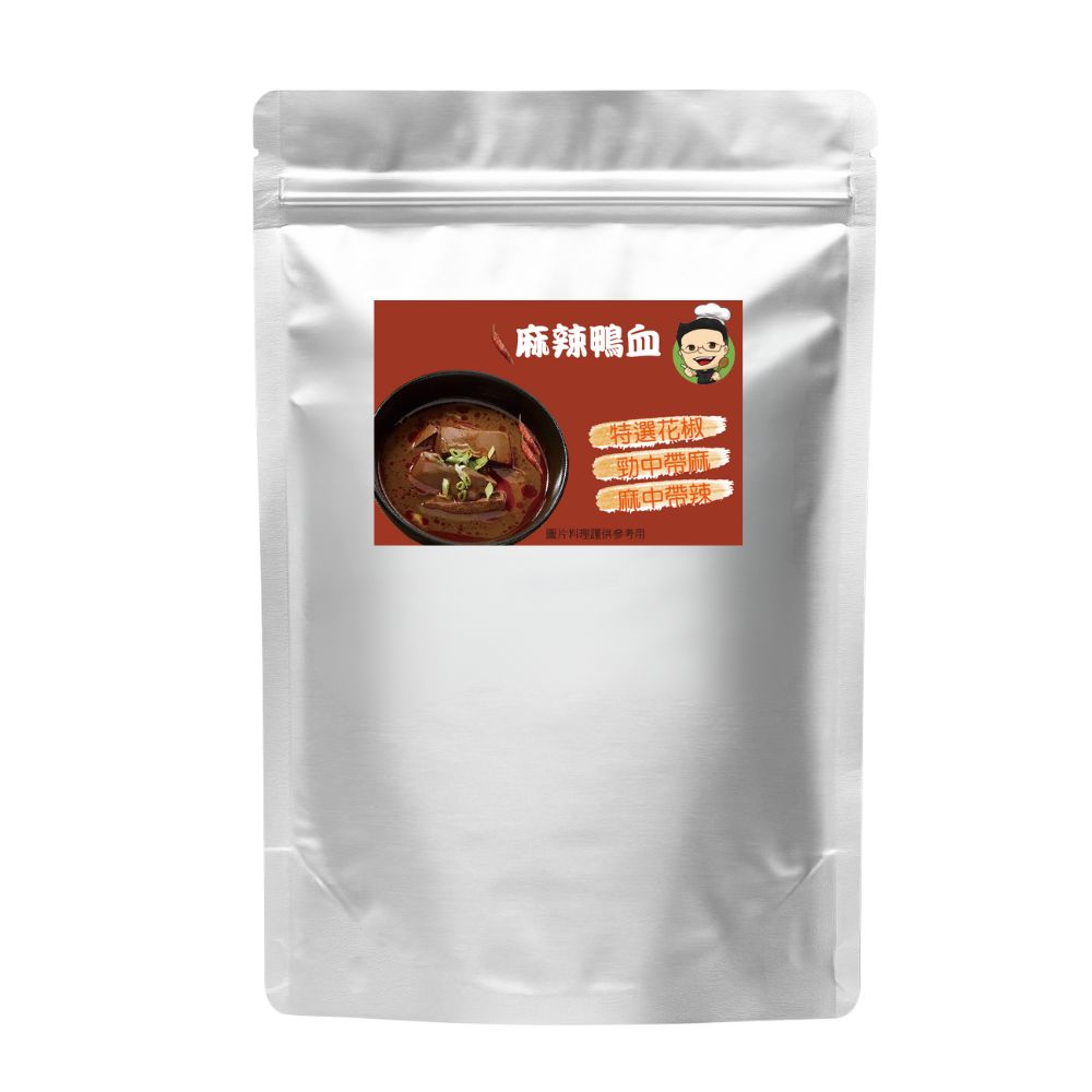 躍進【台灣蘇伯Soup】6包/組 麻辣鴨血 火鍋湯底 非基改 純正鴨血 麻辣火鍋 美食麻辣鴨血 加熱即食 料理包 常溫保存湯底 鴨血好吃 讚!, , large