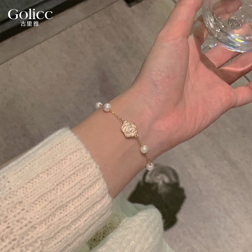 【Gulicc】古莉可 手鍊 氣質款小香風 珍珠手鍊, , large