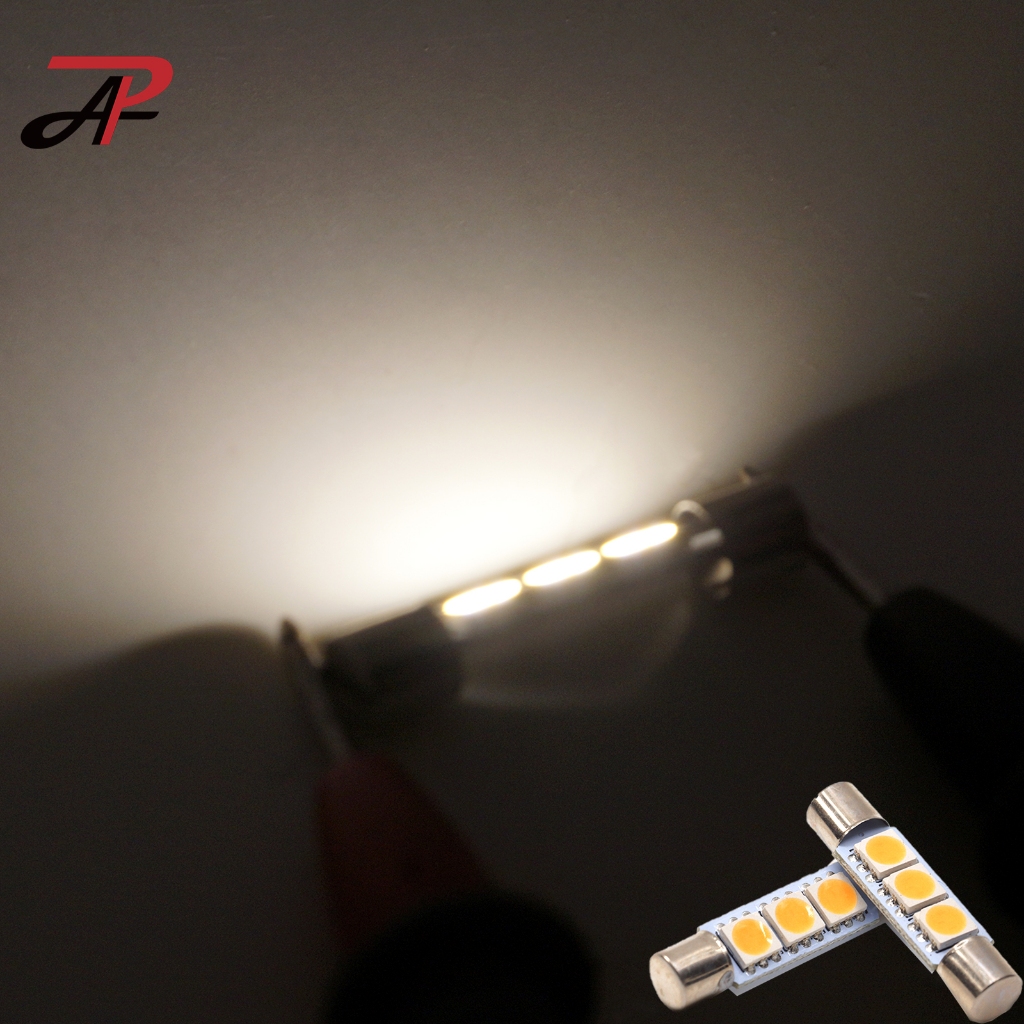 【PA LED】Mazda 3 6 CX3 CX5 保險絲型 29MM 31MM 3晶 SMD LED 白光 化妝燈, , large