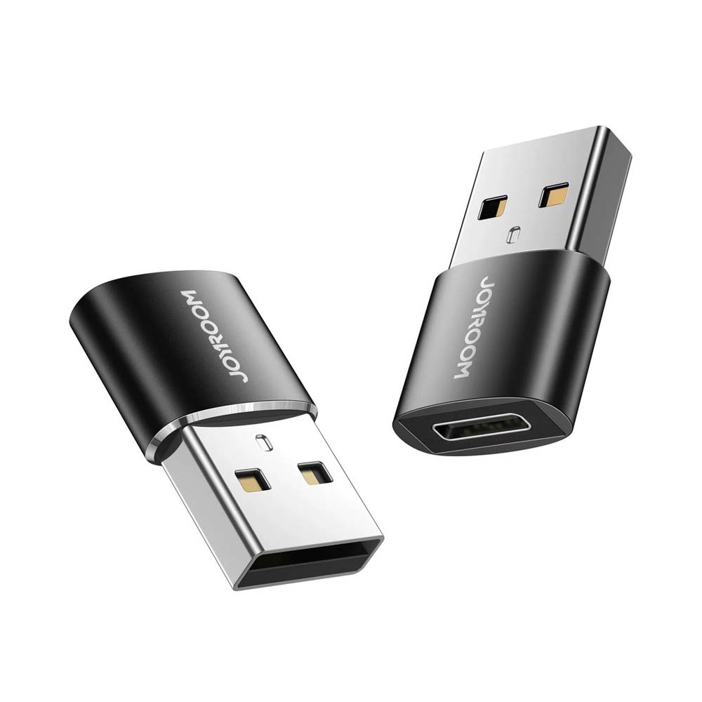 【山水之寶】JOYROOM USB-A公 轉 Type-C母 OTG轉接頭 2入裝 S-H152, , large