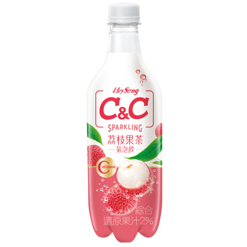 黑松CC氣泡飲荔枝果茶口味 500ml, , large