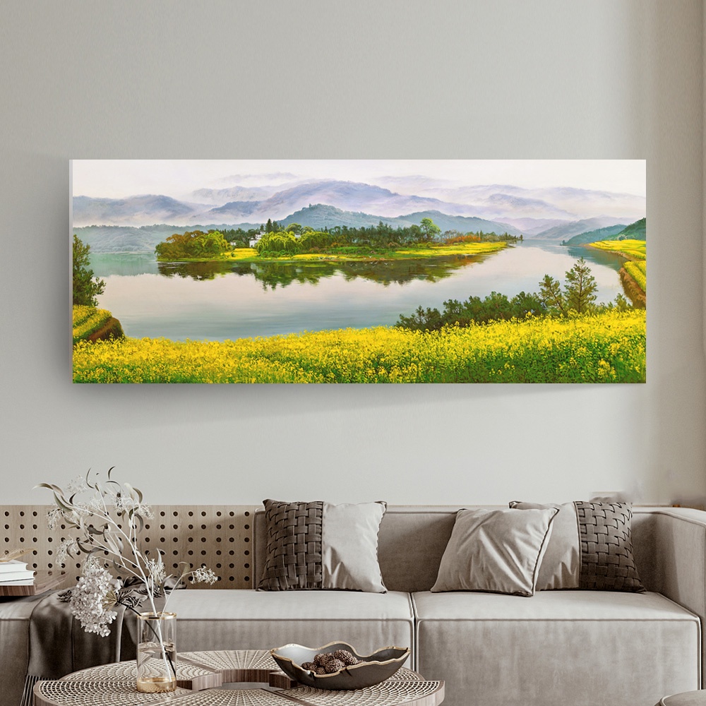 【御畫房】油彩花 國家一級畫師手繪油畫60&times;120cm(VF-35), , large