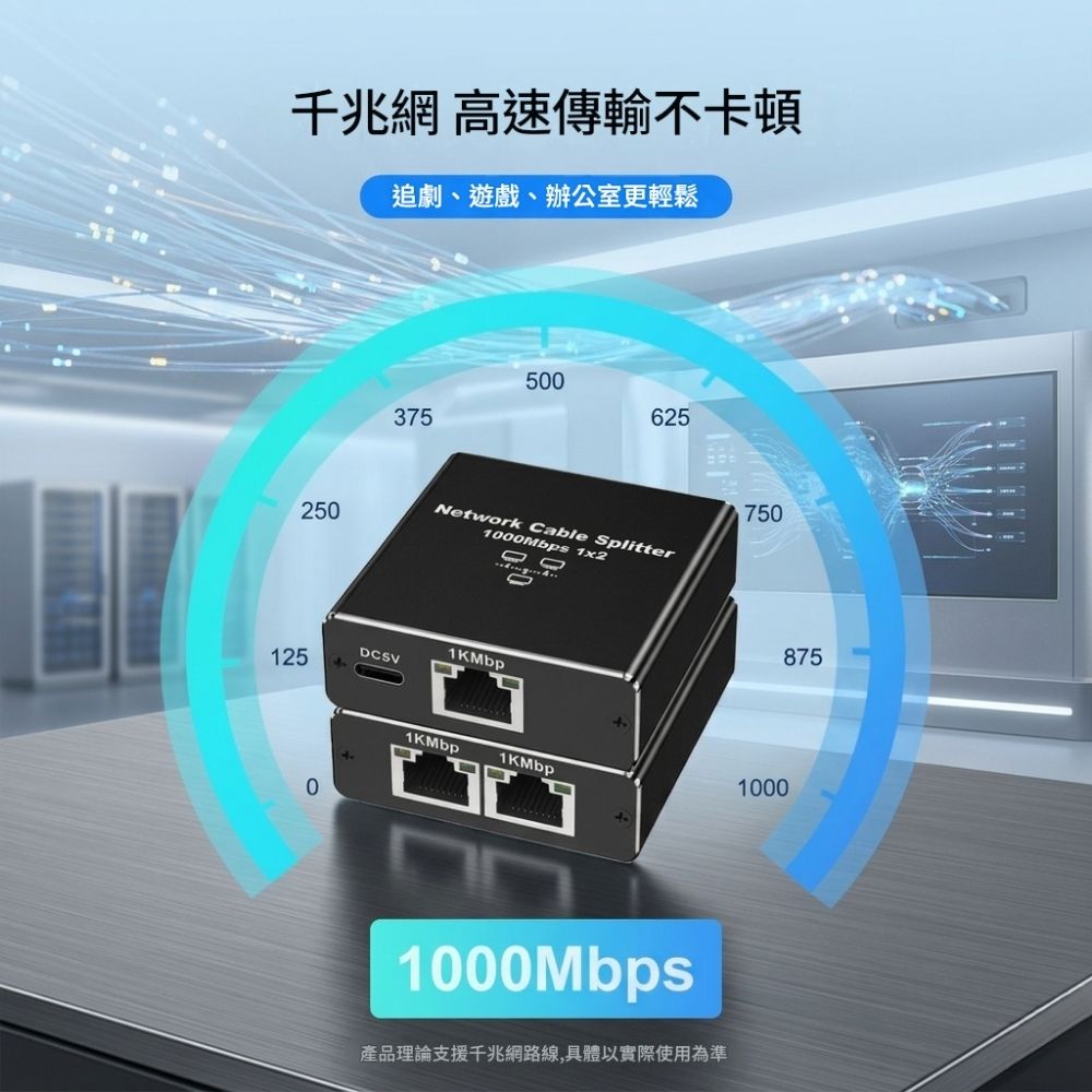 RJ45千兆網路分配器(一分四), , large