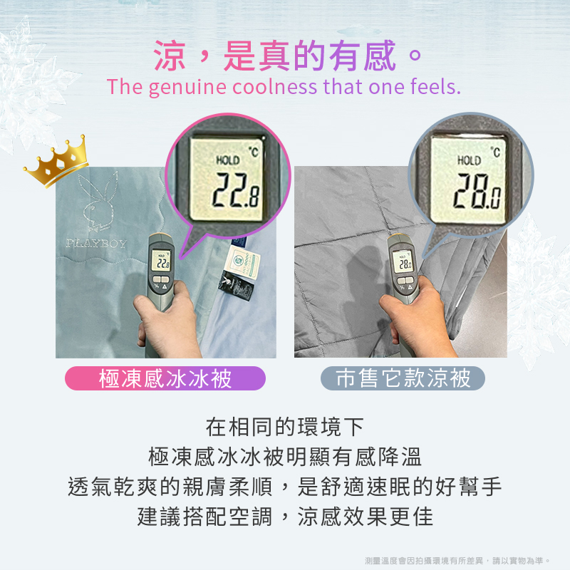 🔥 熱到睡不著？你家的涼被早就淘汰啦！💣今年夏天就靠它&mdash;PLAYBOY 極凍感冰冰被登場！💨濛雨灰, , large