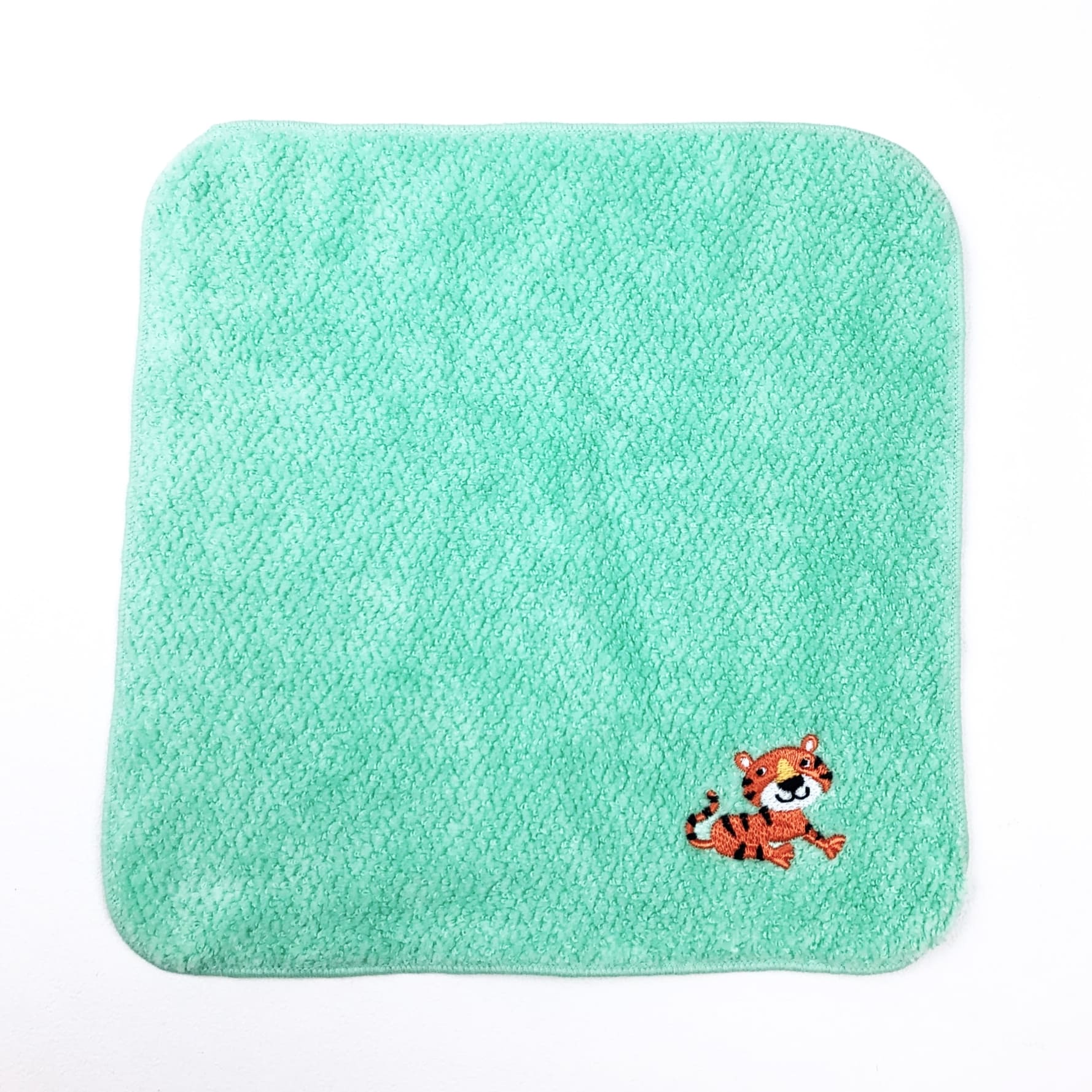 embroidered towel animal tiger, , large
