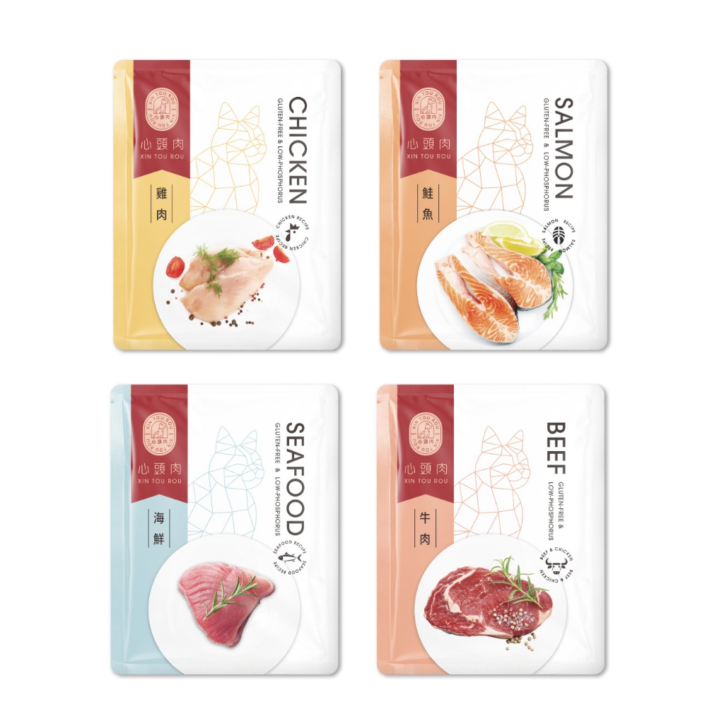 【XIN TOU ROU】Cat Complete Meal Pouch &ndash; Chicken Puree &ndash; 40g (48 Pack), , large