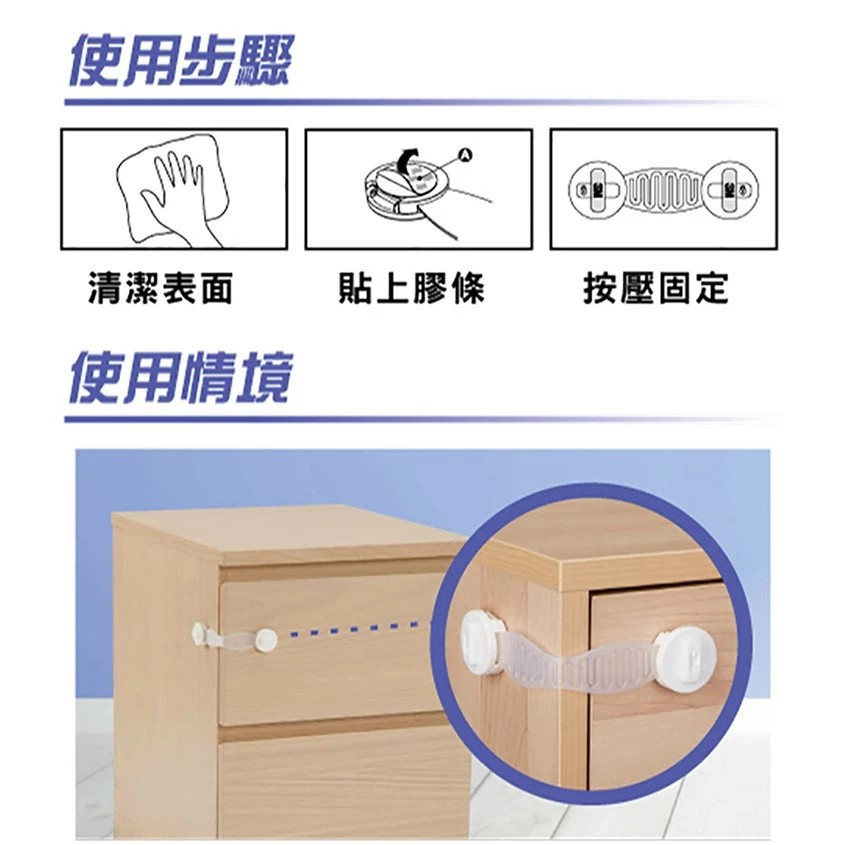 【3M】兒童安全-鎖扣  透明色2入裝*3組, , large