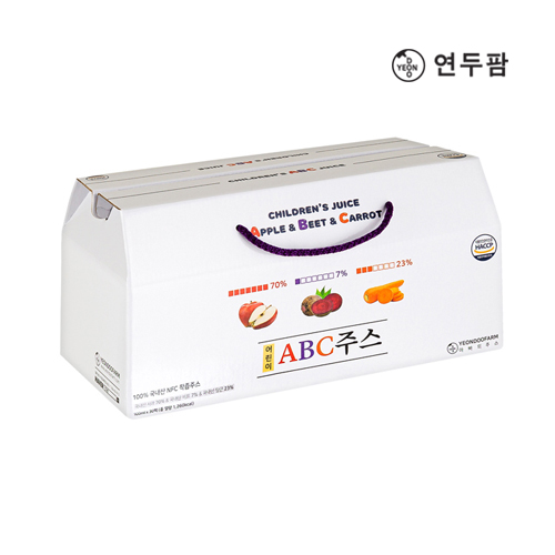 【韓國YEONDOOFARM妍杜農場】NFC 100% 兒童ABC蔬果汁禮盒組 (100ml &times; 30包), , large