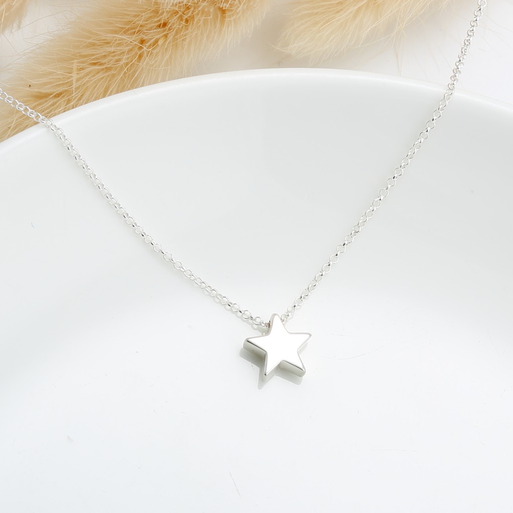 【Angel & Me】Star s925 sterling silver necklace Birthday Valentine Day gift, , large