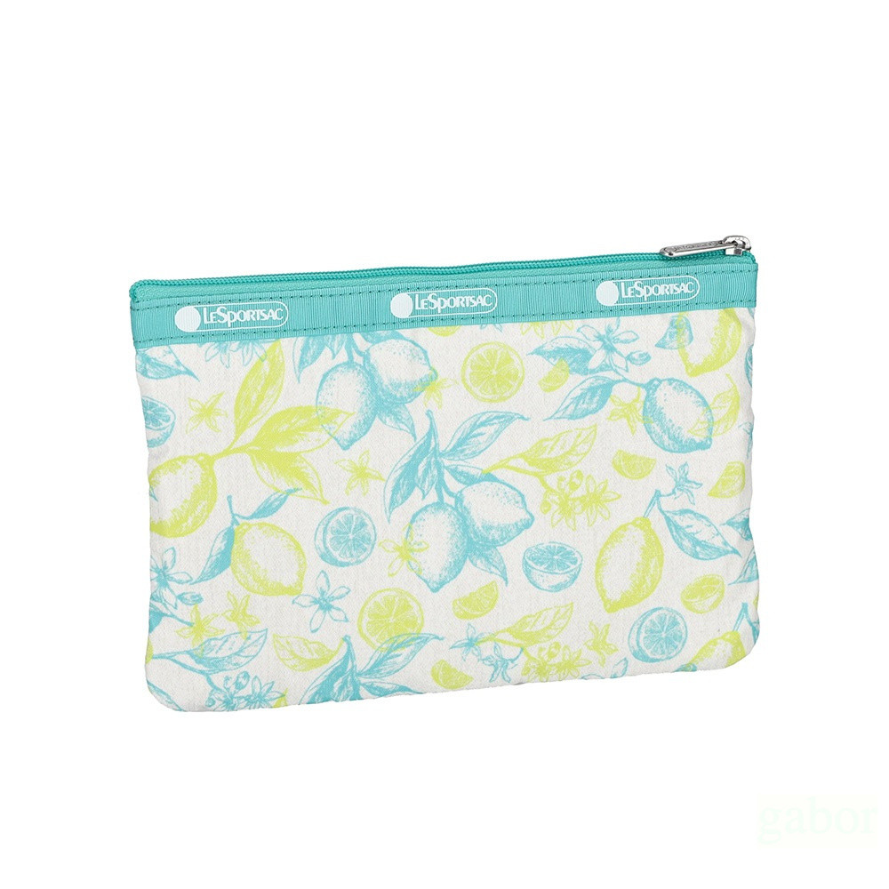 LeSportsac 3-zip Cosmetic 三層拉鍊化妝包 -青檸新綠, , large