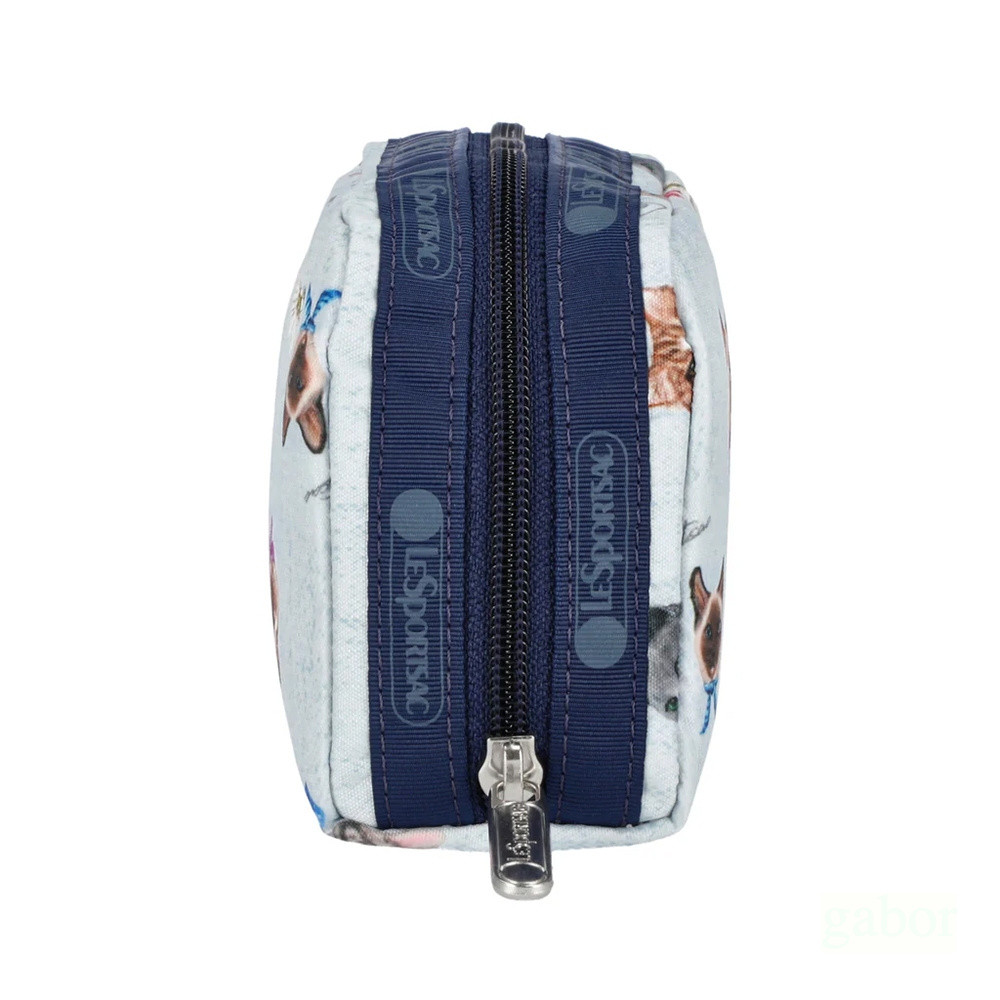 LeSportsac Rectangular Cosmetic 長形化妝包 送禮-晴空貓語, , large